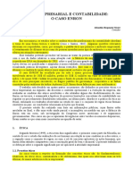 Ética empresarial e contabilidade: análise do caso Enron em