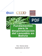 Fundamentos para La Despenalización Del Cannabis en Bolivia