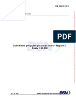 SNI 6502.3-2010 Spesifikasi Penyajian Peta Rupa Bumi 50.000 PDF