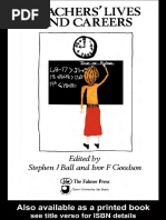 Stephen Ball-Teachers' Lives and Careers (Issues in Education and Training Series, 3) (1985)
