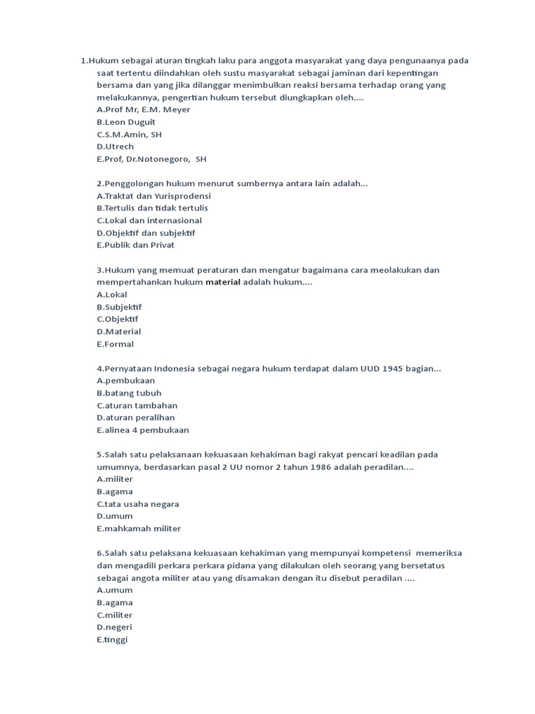 Soal Us Pkn Paket C 2017