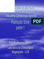 Radiacao Solar Parte 1