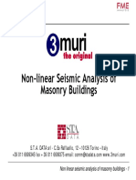 Non-linear Seismic Analysis of Masonry Buildings