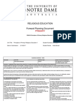 forward planning document primary - submission