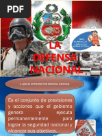 3.- Defensa Nacional
