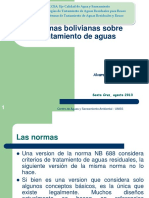 Normas Bolivianas Sobre Tratamiento de Aguas AMG