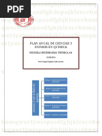Plan Anual de Ciencias 3 Enfasis en Quimica