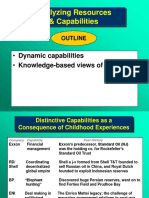 Analyzing Resources & Capabilities: - Dynamic Capabilities - Knowledge-Based Views of The Firm