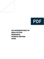 An Introduction to Qualitative Research - Uwe Flick