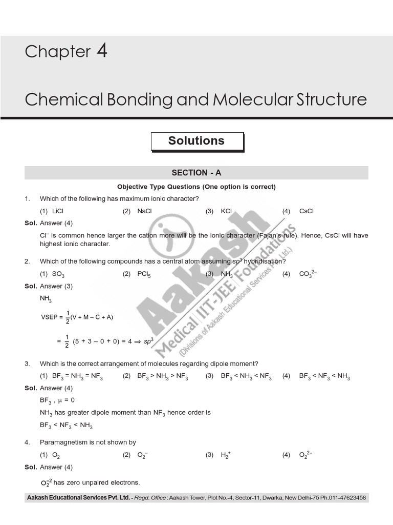 Understanding Chemical Bonding and Molecular Structure through