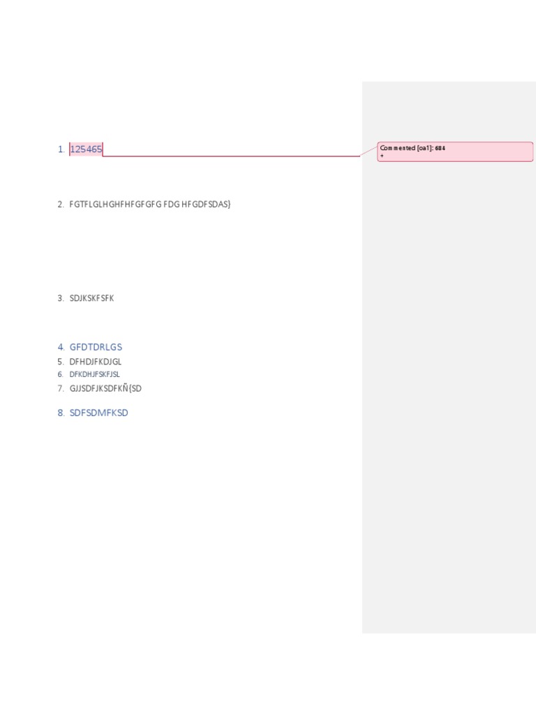 Document Analysis and Comments | PDF