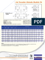 Dados Técnicos Trocador Aletado Modelo TA