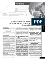 Determinación de Los Principales Gastos Deducibles Sujetos A Límite - Cierre 2014 PDF