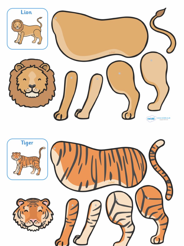 T2 D 016 Split Pin Animals - Ver - 1 PDF | PDF