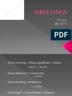 Japanese Greetings