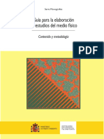 Guía para La Elaboración de Estudios Del Medio Físico