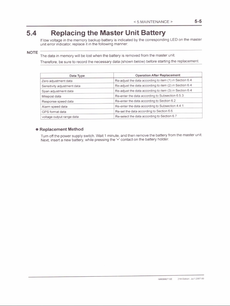 EML500 Sensor Inspection | PDF