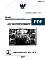 SKKNI-Perumahan Pemukiman-2007-Ahli Struktur Baja Bangunan Gedung PDF