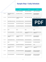 The Student Doctor's Step 1 Daily Schedule PDF