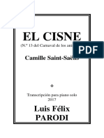 EL CISNE, N.º 13 Del Carnaval de Los Animales de Camille Saint-Saëns.