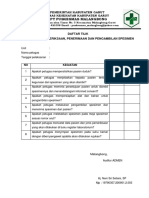 Pemeriksaan dan Pengambilan Spesimen di Puskesmas Malangbong