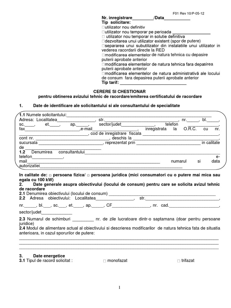 Formular Atr PDF | PDF