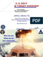 U. S. Navy Seaborne Target Overview: Jeffrey L. Blume, P.E