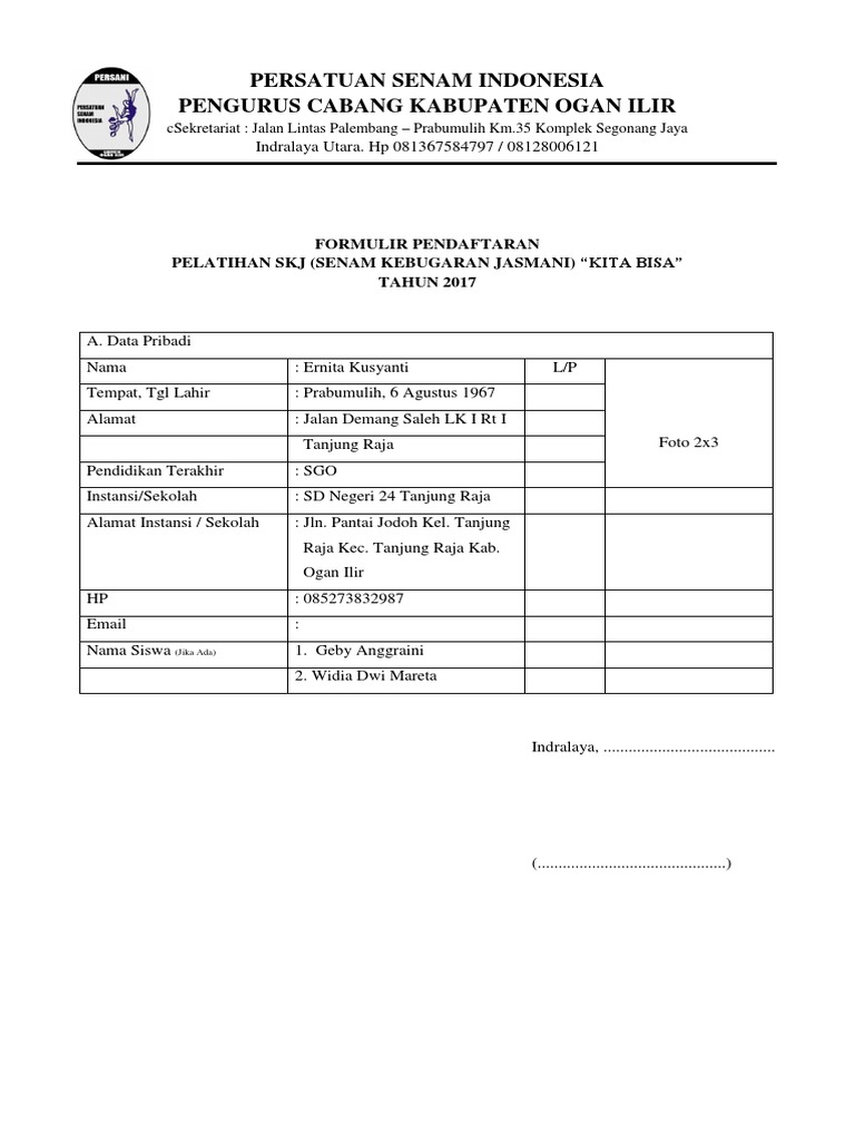 Persatuan Senam Indonesia