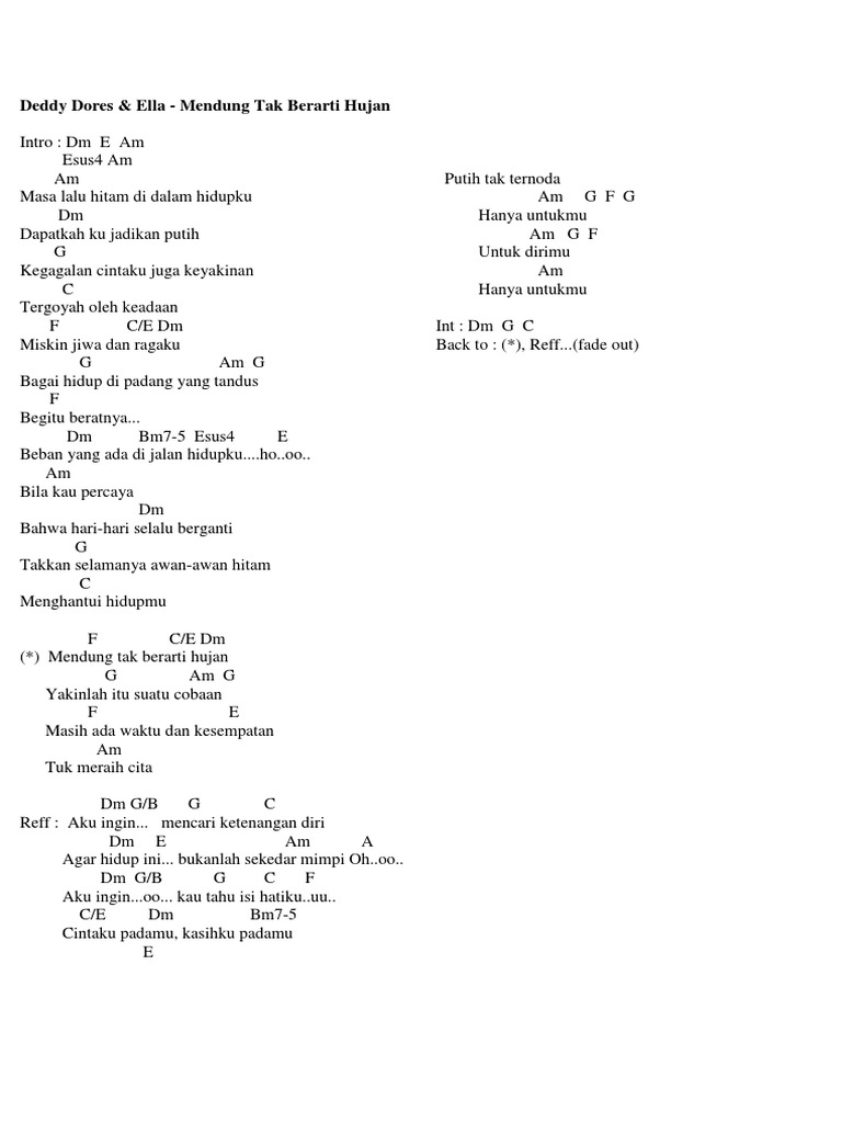 Kunci Gitar Hidup Ini Adalah Kesempatan Dari G Tebak Gambar