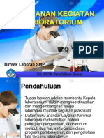 Pelayanan Kegiatan Laboratorium