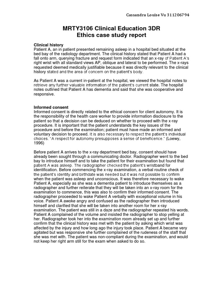 Ethics case study .docx Autonomy Medical Ethics