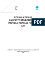 Juknis Kampanye Dan Introduksi Vaksin MR-2017 PDF