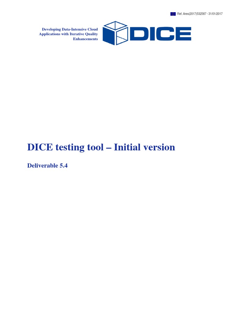 D5.4 DICE Testing Tool - Initial Version | PDF | Quality Of Service ...
