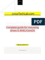 Complete Guide for Mounting Drives in RHEL CentOS