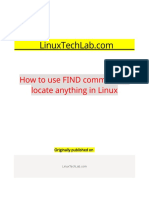 How to Use FIND Command to Locate Anything in Linux