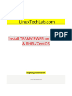 Install Teamviewer on Ubuntu & Rhel Centos