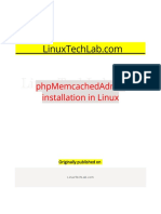 PhpMemcachedAdmin Installation in Linux