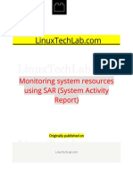 Monitoring System Resources Using SAR (System Activity Report)