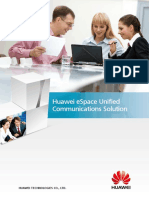 Huawei Espace United Communications Solution PDF