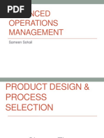 Advanced Operations Management CHP 3