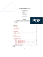 Ragged2e package guide for setting ragged text