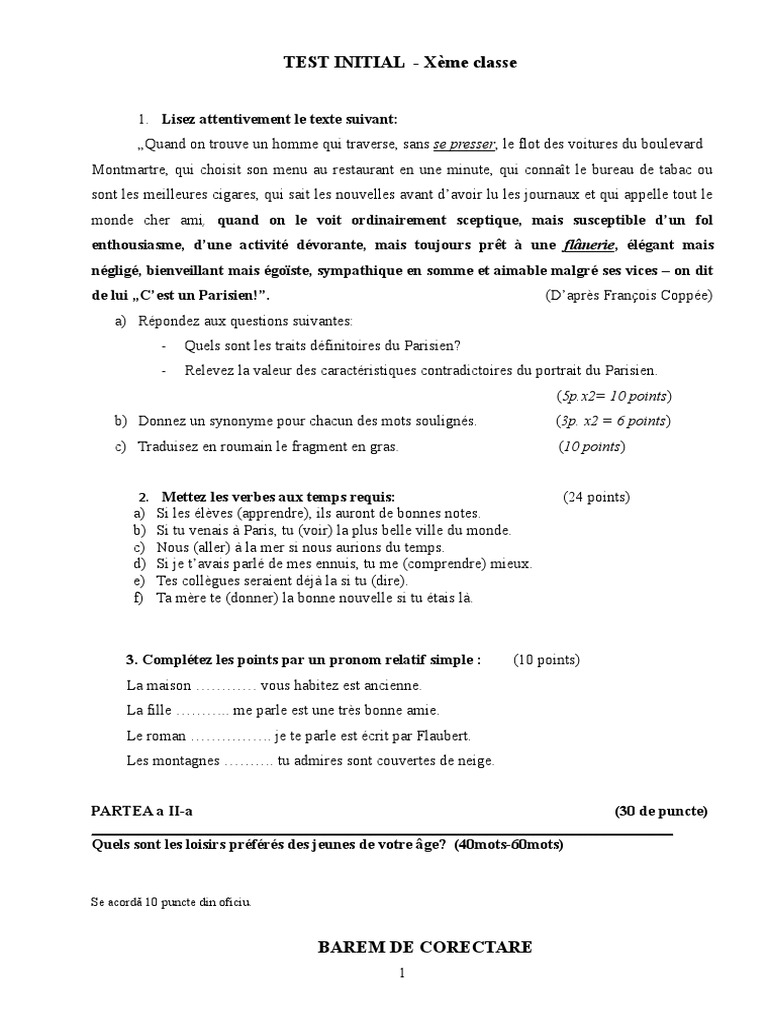 Test Initial X | PDF