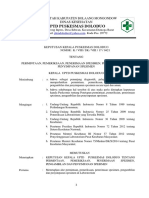 8.1.2.1 Sk Permintaan Pemeriksaan,Penerimaan Spesimen,Pengambilan Dan Penyimpanan