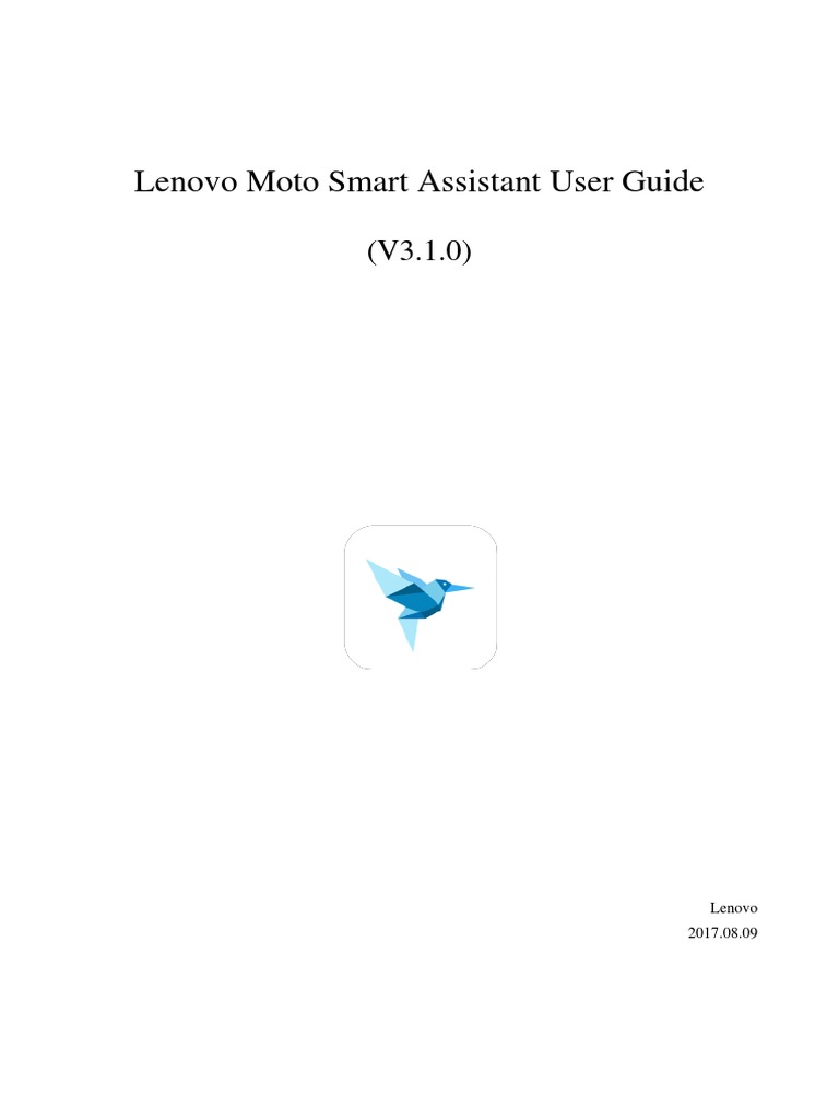 lenovo motorola smart assistant