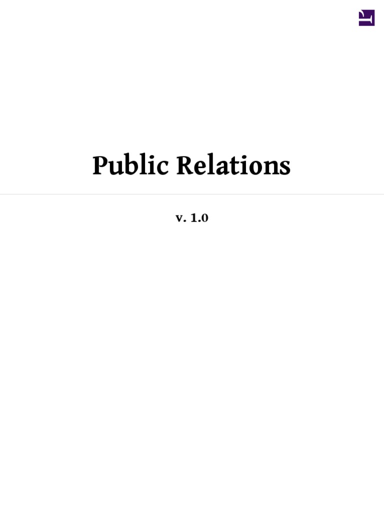 Public Relations: Strategies and Ethics | PDF | Public Relations ...