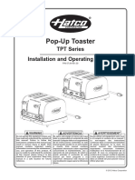 Hatco Pop-up Toaster Manual