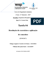 Tarefa 04 - Eng.bioquim. -Thiago Souza e William Endo