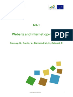 Coussy, S., Guérin, V., Darmendrail, D., Catonet, F.: Deliverable D5.1 Project Website and Project Intranet