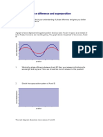 TAP 320 - 2: Phase Difference and Superposition: Graphs of Waves