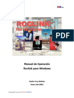 Manual Operacion Roclink PDF
